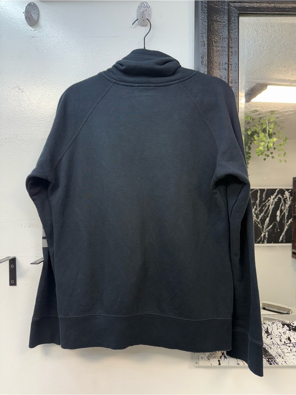Puma Black Athletic Zip-Up Hoodie with Logo Sleeve - Picture 4 of 5